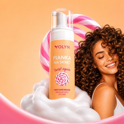 Yolyn Мус - Пяна за къдрава коса YOLYN WOW Twist Hair Mousse (YN010008)