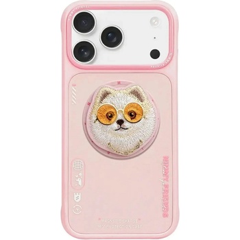 Nimmy Калъф Nimmy Glasses Cool Dog MagSafe за iPhone 17 - розов (6971080314476)