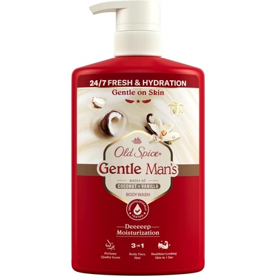 Old Spice Gentle Man's Coconut + Vanilla sprchový gel 3v1 800 ml – Zbozi.Blesk.cz