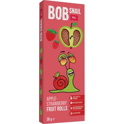 BOB Snail Ovocné rolky Jablko jahoda 30 g