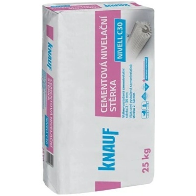 KNAUF NIVELL C30 – Cementová nivelační stěrka 25kg – Zbozi.Blesk.cz