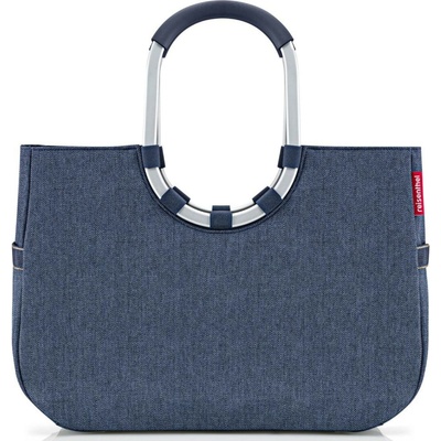 Reisenthel Loopshopper L herringbone dark blue