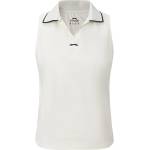 Slazenger Women's Sleeveless Polo Neck Performance Vest - White