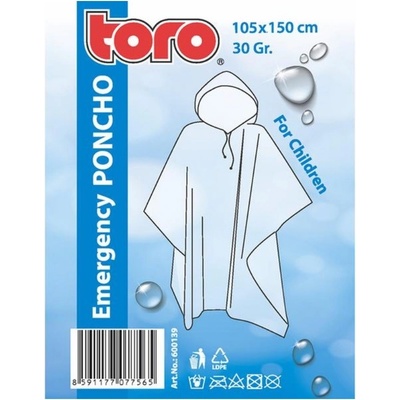 Prsiplast PONČO uni deti 105x150cm