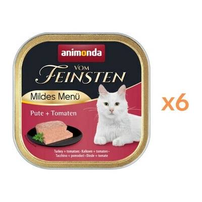 ANIMONDA Vom Feinsten Mild Menue Indyk a paradajky 6x100 g