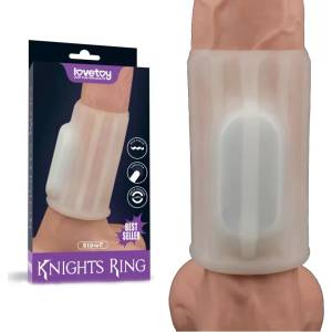  Вибриращ пенис ръкав, хребети - Ridge Knights Ring III (LVTOY00601)