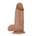 Blush Novelties Голямо двуслойно дилдо от кибер кожа Chub 10'' мока