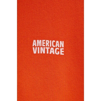 American Vintage Суичър American Vintage в оранжево с изчистен дизайн IZU03AH24 (IZU03AH24)