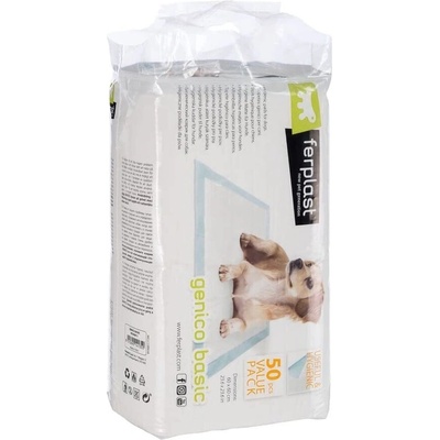 Ferplast Genico Medium Pads - абсорбиращи пелени самозалепващи се 60x60cm 50 броя