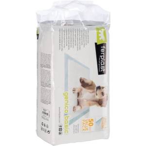 Ferplast Genico Medium Pads - абсорбиращи пелени самозалепващи се 60x60cm 50 броя