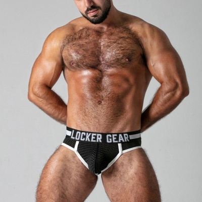 Locker Gear LK0525 Push It Brief slipy bílé