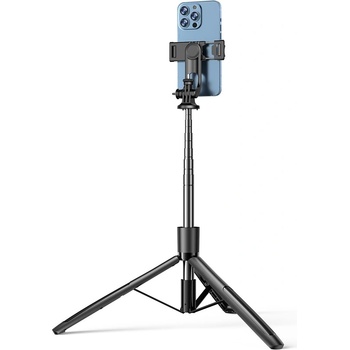 YESIDO SF13 Разтегателен Bluetooth Трипод Селфи Стик за Телефон и Видео Заснемане - Черен