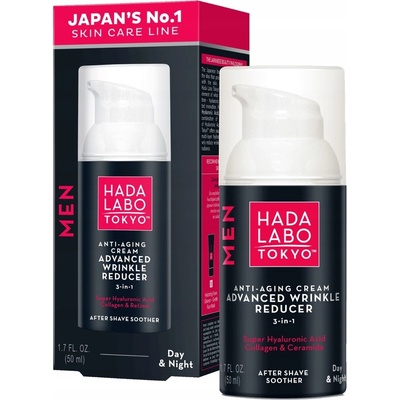 Hada Labo Tokyo Men Anit Aging cream Advanced Wrincle Reducer 3 in 1 50 ml