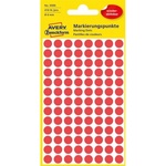 AVERY 3589 8mm прибиращ се 416pcs червен маркер (3589)