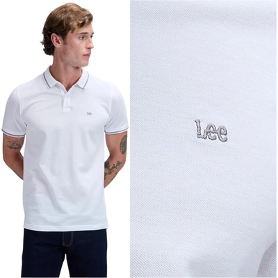 Lee Pique Polo Bright White 112349973
