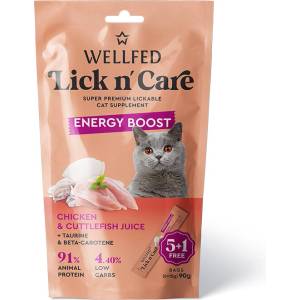 WELLFED Протеиново енергийно лакомство за близане за котки