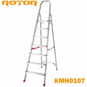ROTOR Стълба алуминиева, 7 стъпала, 1.91 м, rotor kmh0107 (kmh0107)