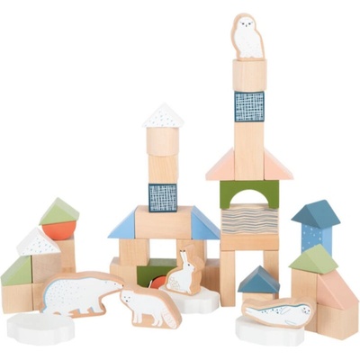 Legler Wooden Building Blocks Dino кубчета от дърво 12 m+ 20 бр