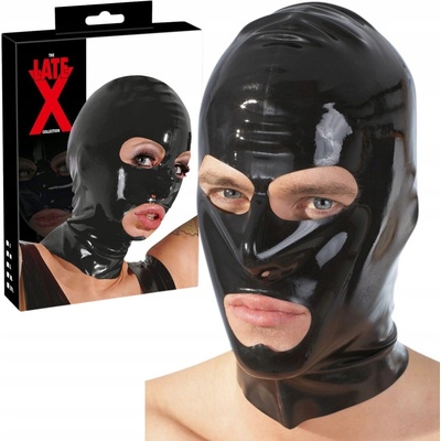 LateX latexová maska čierna