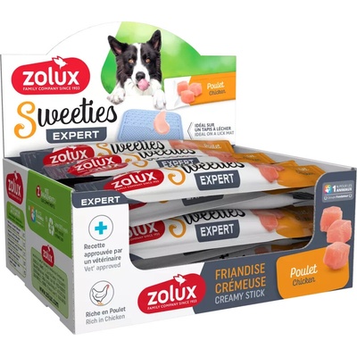 ZOLUX Krémová psia maškrta SWEETIES s kuracím mäsom 14 g