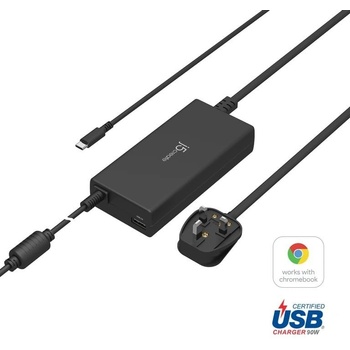 j5create JUP2290C захранващ адаптор и инвертор На закрито 100 W Черен (JUP2290C-FN) (JUP2290C-FN)