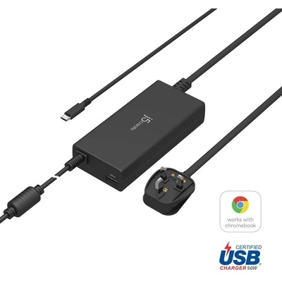 j5create JUP2290C захранващ адаптор и инвертор На закрито 100 W Черен (JUP2290C-FN)