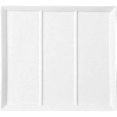 RAK Porcelain Minimax talíř obdélníkový, 3 segmenty 19 × 17 cm