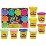 Hasbro Play-Doh: Цветна магия неонова глина сет - 8 бр (E5063)