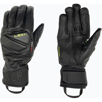 LEKI Мъжки ски ръкавици LEKI WCR Venom Speed 3D black ice/lemon