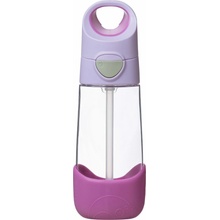 B.box lahev na pití s brčkem sugar plum 450 ml