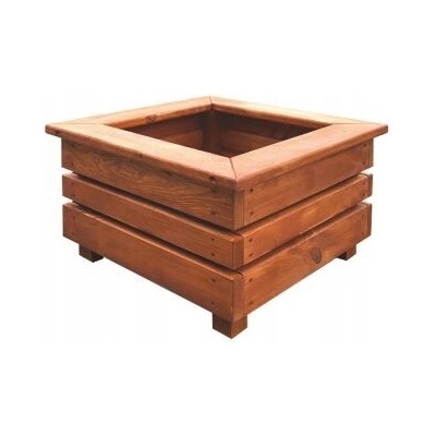 Drewmax Kvetináč drevo béžový 54 x 54 x 36 cm