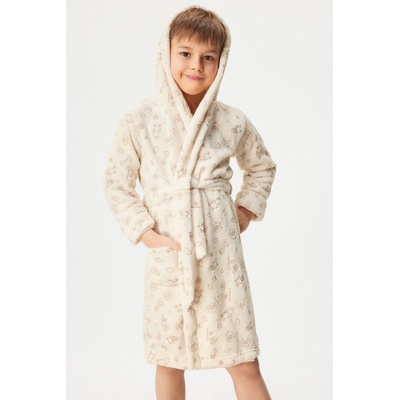 GARNA MAMA Топлещ детски халат Milk Brown (md112032_fm39_zup)