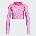 adidas Crystal Mesh Cover-Up Long-sleeve Top Womens - Pink
