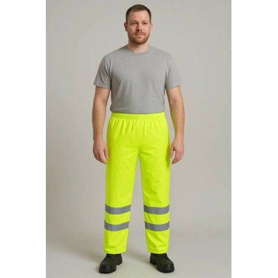 PortWest kalhoty Hi-Vis Rain H441 do pasu do deště reflexní Žlutá
