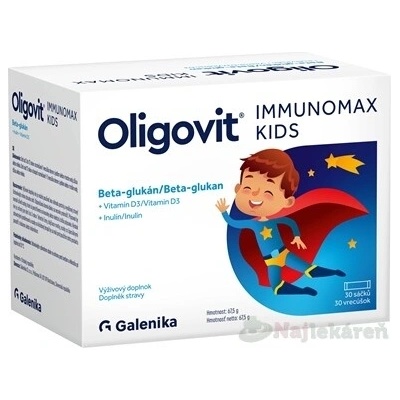 Oligovit Immunomax Kids Beta-glukán 30 vreciek