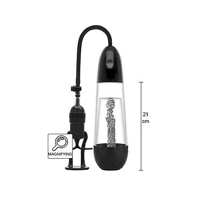 Fusion X Magnifying Sleeve Penis Pump Clear, pánska vákuová pumpa