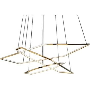 POLARIS Висящ масивен LED полилей със златни рамки Solis (Ø800 мм) | 443, 35€ (867, 11 лв) (966)