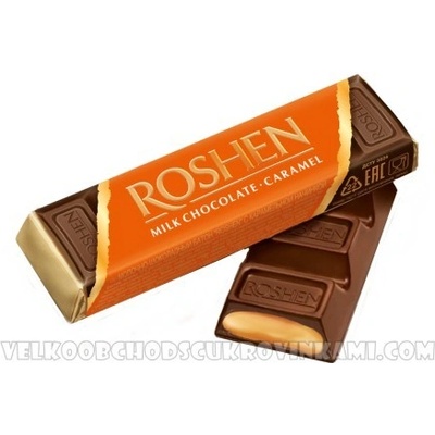 Roshen Mléčná a Karamel 30x40g