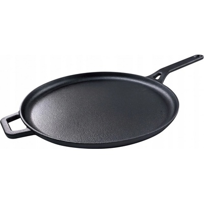 Kinghoff Тиган за палачинки Kinghoff KH 1895, 29 см, Чугун, Незалепваща повърхност, Индукция, Черен (KH 1895)