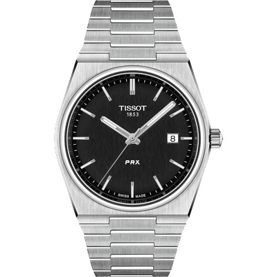 Tissot Мъжки часовник Tissot PRX 137.410. 11.051. 00, Сребрист / Черен (TIS137.410.11.051.00)
