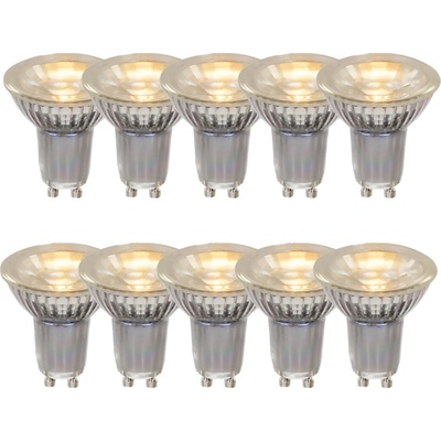 Lucide MR16 * 10 Led bulb D5 cm LED GU10 10x5W 2700K Transparant Set of 10 49008/10/60