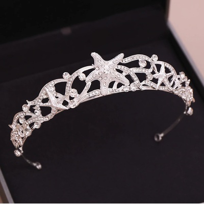 Naishide Jewelry svatební korunka do vlasů HVĚZDICE