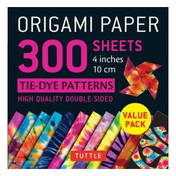 Tuttle Publishing Origami Paper 300 sheets Tie-Dye Patterns 4" (10 cm) | Tuttle Publishing