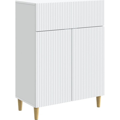 vidaXL Служебен шкаф Бяло 66 x 34, 5 x 90 см Инженерна дървесина (894635)