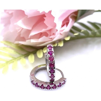 Jan Kos jewellery stříbrné náušnice kruhy 12122436