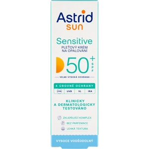 Astrid слънцезащитен крем 50 мл SPF50+Sens