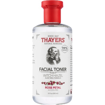 Thayers Alcohol-Free Witch Hazel Facial Toner With Aloe Vera Formula Rose Petal Тоник 355ml