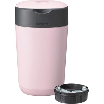 Tommee Tippee Twist & Click Pink kôš na plienky kazeta do koša 1 ks