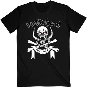 Motörhead March or Die Lyrics (Back Print) Black XL Риза (MHEADTEE69MB04)