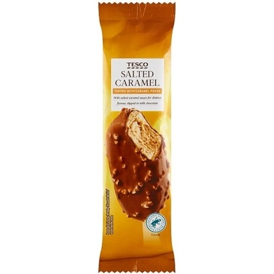 Tesco Mrazený krém s príchuťou slaný karamel s omáčkou slaný karamel 84 g